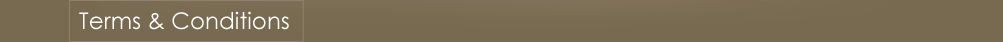 Terms & Conditons